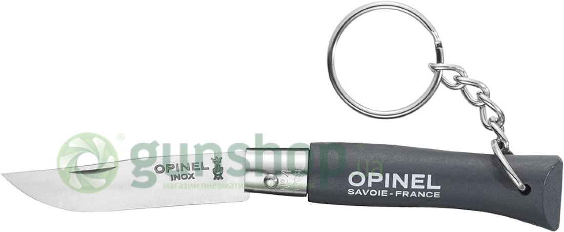 Нож - брелок Opinel 4VRI (серый) 