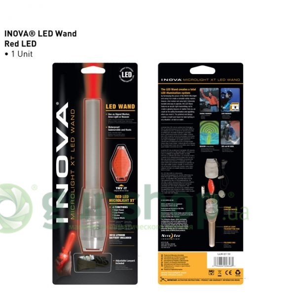 Фонарь Inova Microlight XT LED Wand/Red (красный)