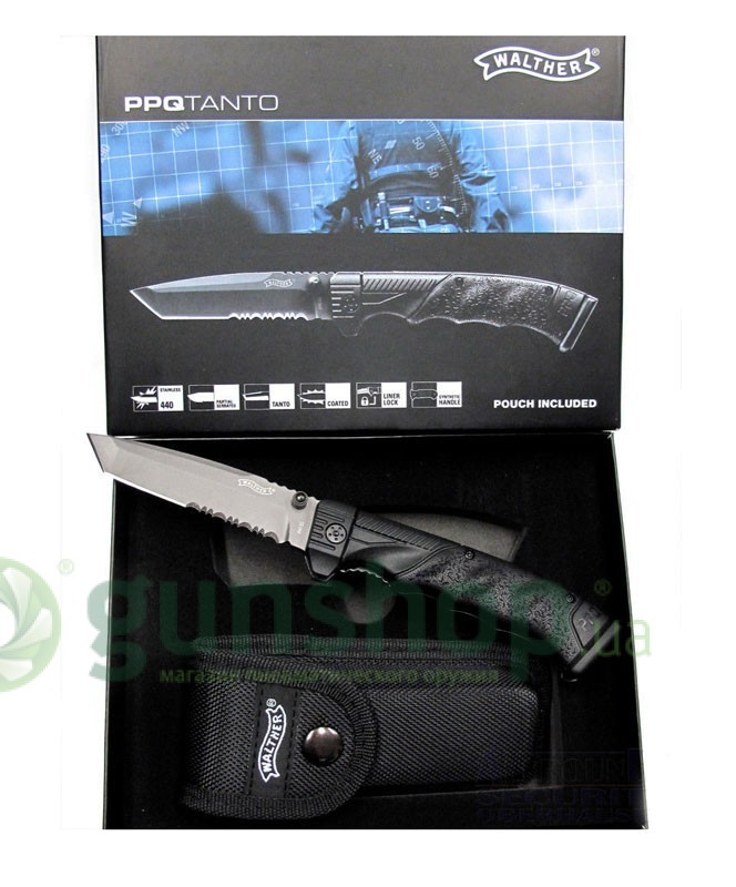 Нож складной Walther PPQ Tanto 