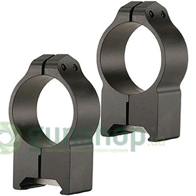 Крепление для оптики Warne Fixed Ring 30мм.High стальное Крепление для оптики Warne Fixed Ring 30мм.High стальное