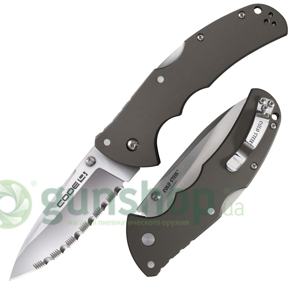 Нож Cold Steel  Code 4 Clip Point Serrated