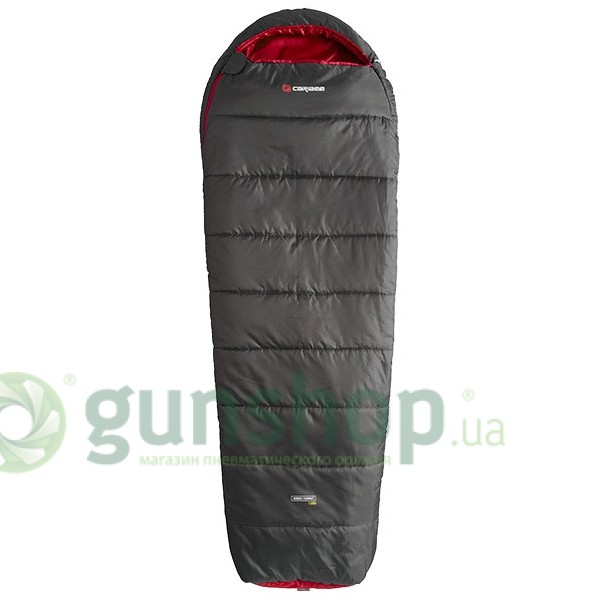 Спальный мешок Caribee Nordic Compact 1000 (+5°C) Graphite/Red