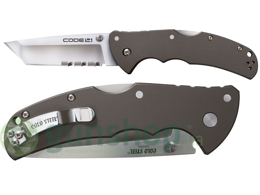Нож Cold Steel  Code 4 Tanto Point Serrated