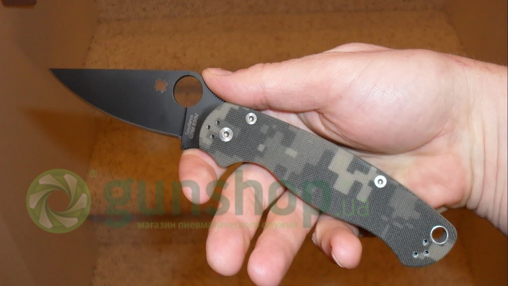 Нож Spyderco Para-Military 2 Camo Black