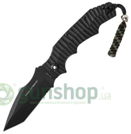 Нож Pohl Force Alpha Five Survival (Serrations) black 