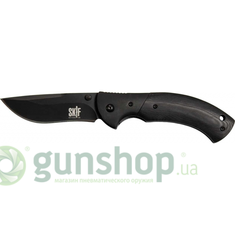 Нож SKIF 565B liner lock folder 440C, микарта(черный)