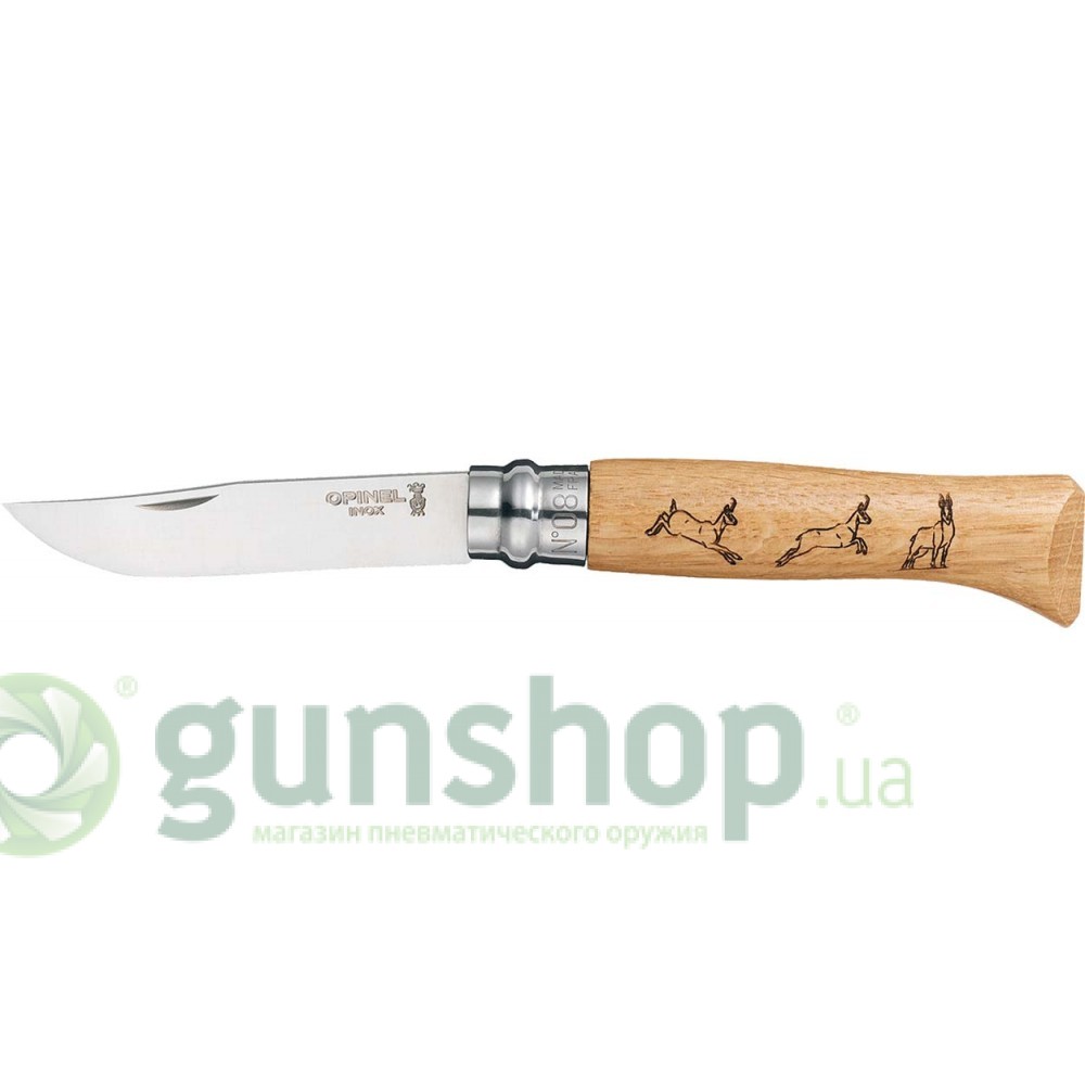 Нож Opinel №8 VRI "Серна" дуб