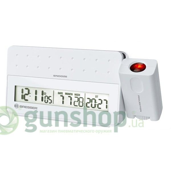 Проекционные часы Bresser MyTime Pro white