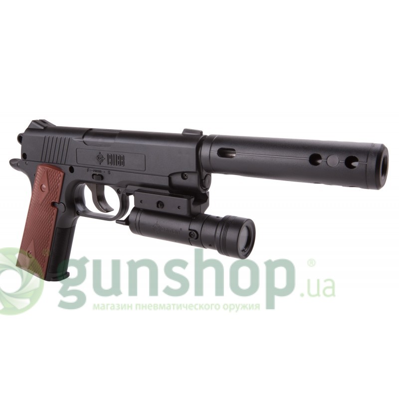 Пневматический пистолет Crosman 1911 Tactical