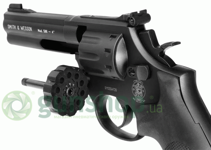 Пневматический револьвер Smith&Wesson 586 6"