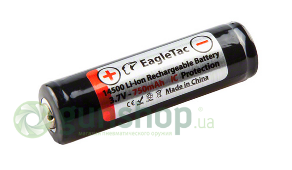 Перезаряжаемая Батарея Eagletac 14500 3,7v 750mAh