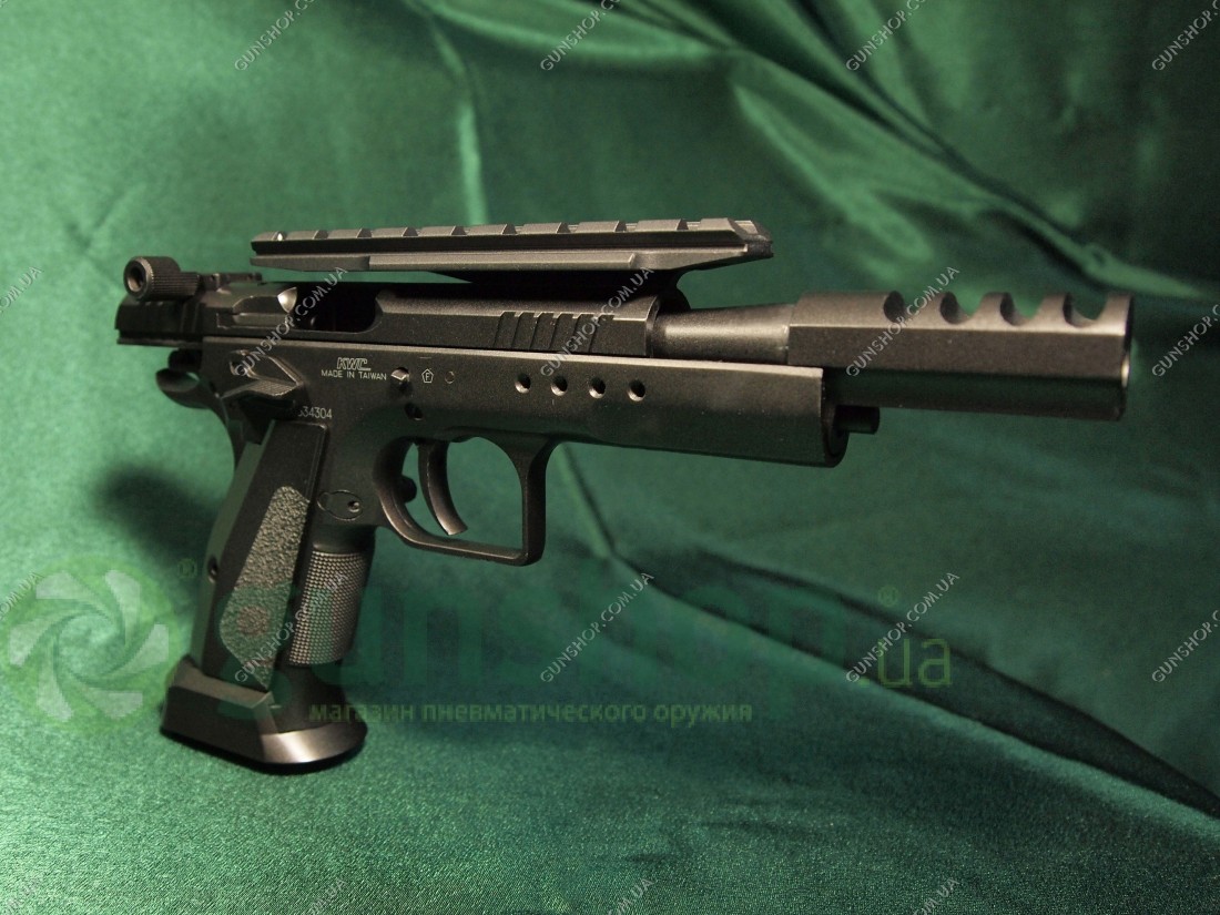 Пневматический пистолет KWC Tanfoglio Gold Custom BLOWBACK (KMB89AHN)