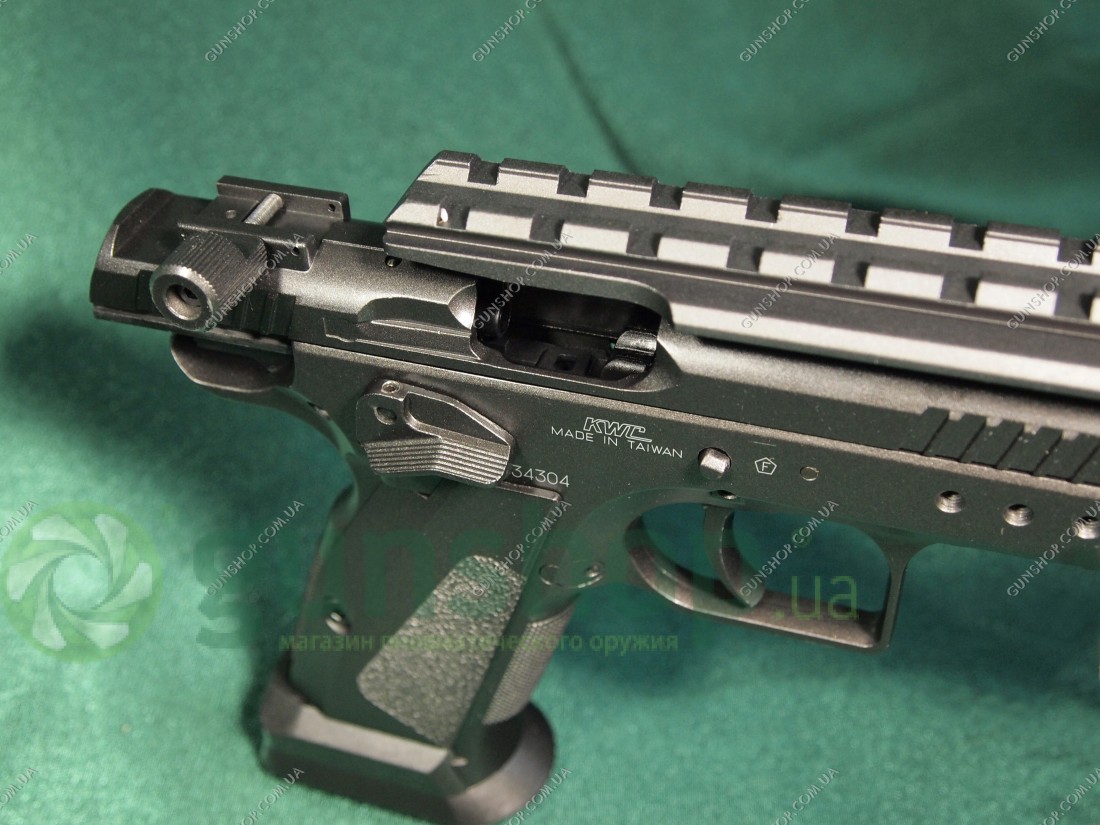 Пневматический пистолет KWC Tanfoglio Gold Custom BLOWBACK (KMB89AHN)
