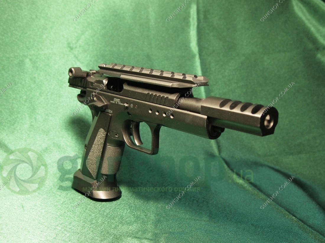 Пневматический пистолет KWC Tanfoglio Gold Custom BLOWBACK (KMB89AHN)