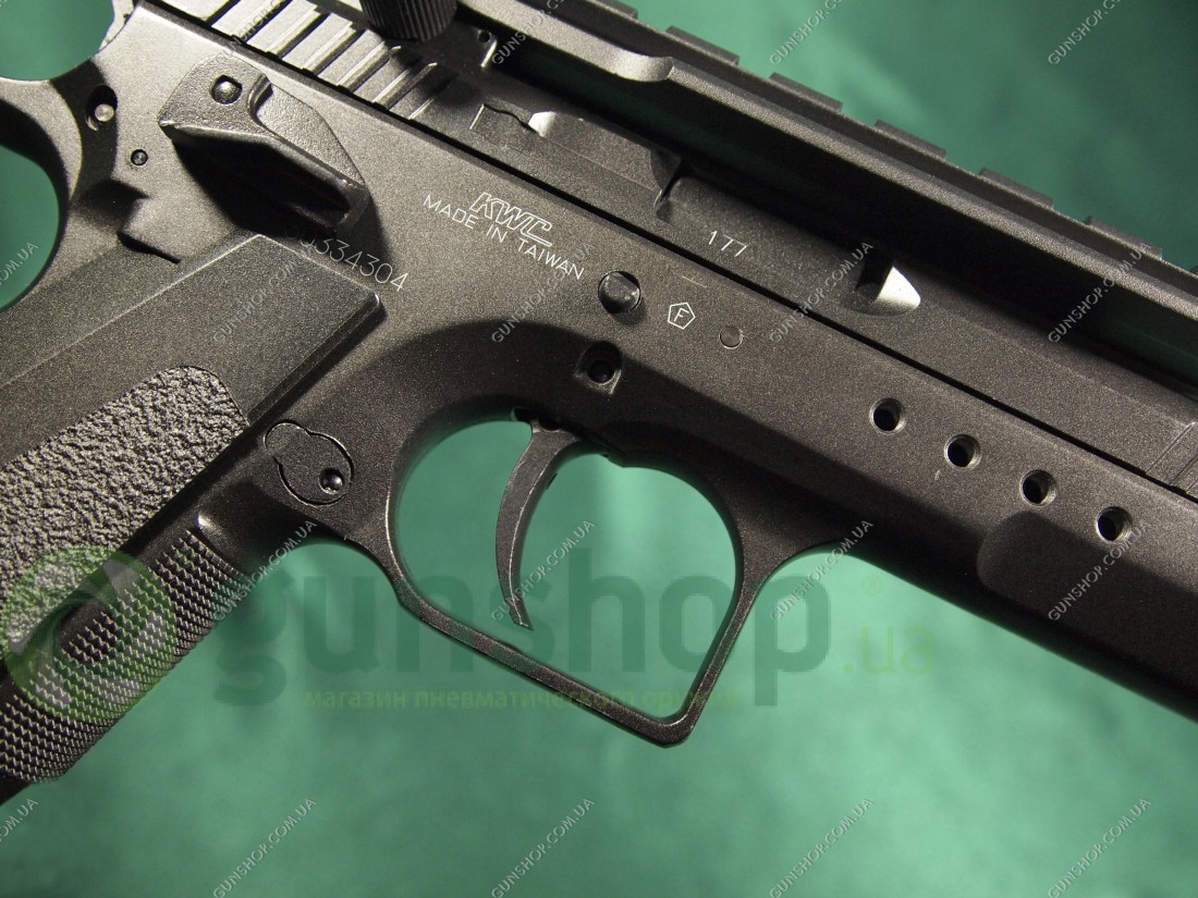 Пневматический пистолет KWC Tanfoglio Gold Custom BLOWBACK (KMB89AHN)