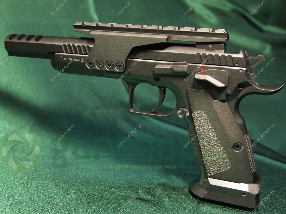 Пневматический пистолет KWC Tanfoglio Gold Custom BLOWBACK (KMB89AHN)