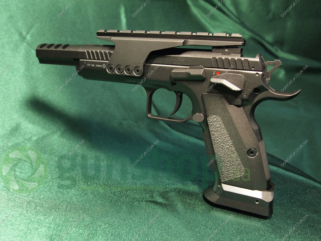 Пневматический пистолет KWC Tanfoglio Gold Custom BLOWBACK (KMB89AHN)