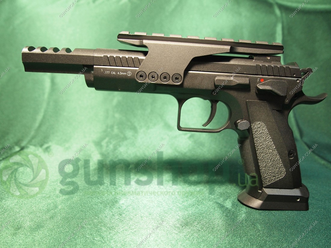 Пневматический пистолет KWC Tanfoglio Gold Custom BLOWBACK (KMB89AHN)