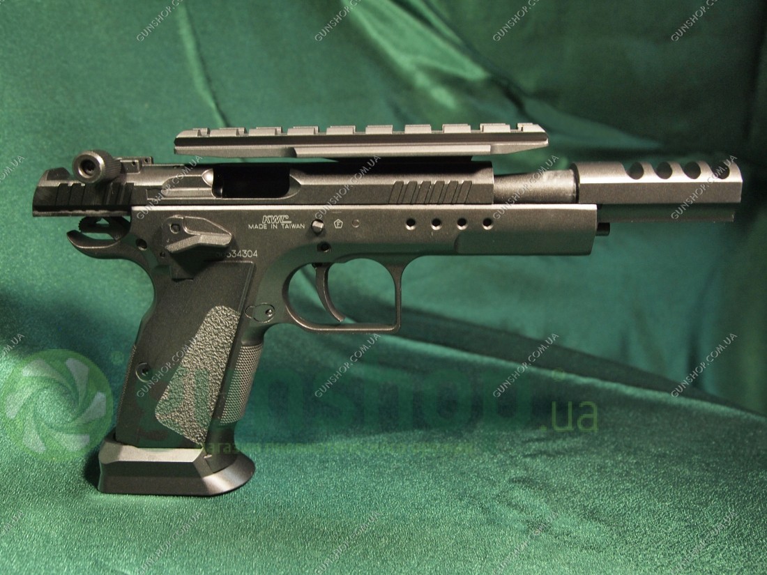 Пневматический пистолет KWC Tanfoglio Gold Custom BLOWBACK (KMB89AHN)
