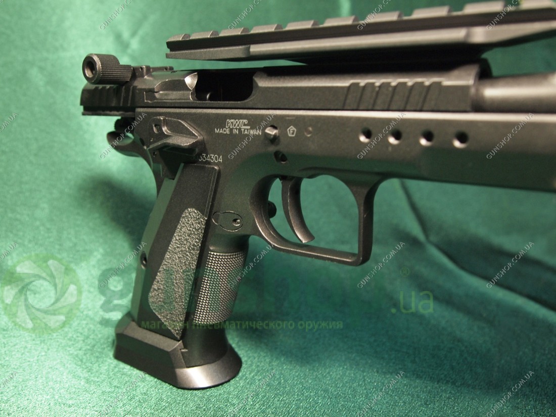 Пневматический пистолет KWC Tanfoglio Gold Custom BLOWBACK (KMB89AHN)