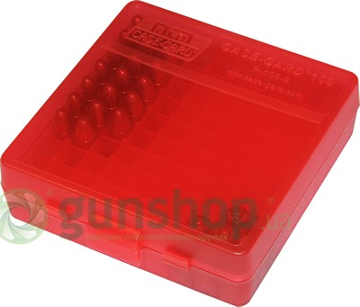 Коробка для патронов MTM кал. 45 ACP; 10мм Auto; 40 S&W 100 шт.(красный)  