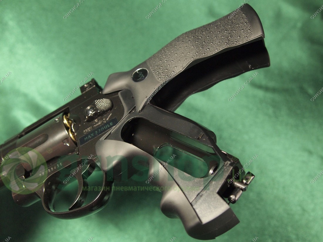 Пневматический револьвер ASG Dan Wesson 4'' Black