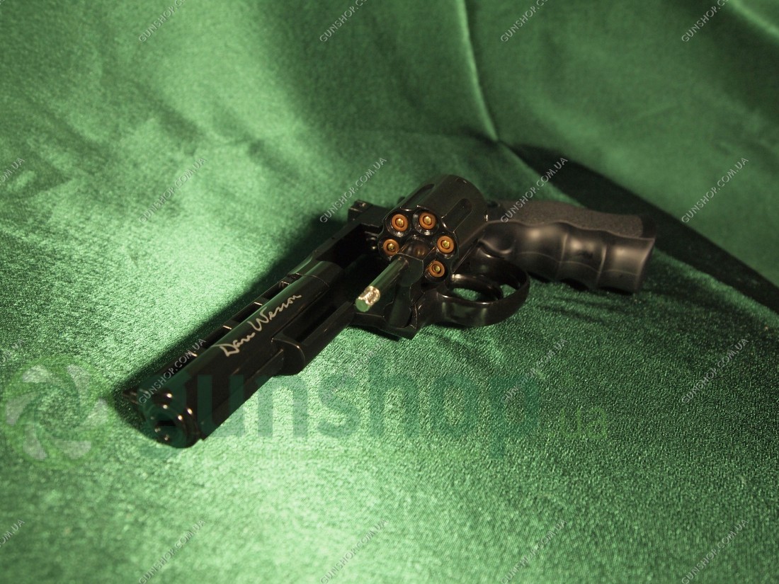 Пневматический револьвер ASG Dan Wesson 4'' Black