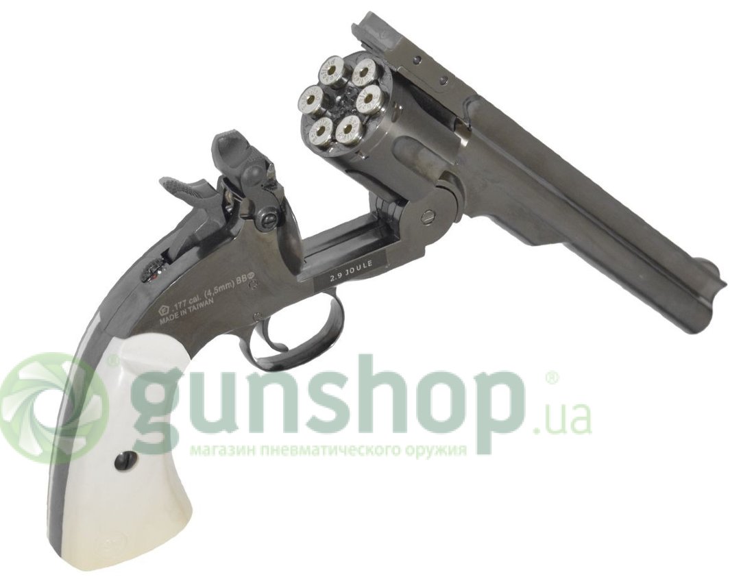 Пневматический револьвер ASG Schofield 6" BB
