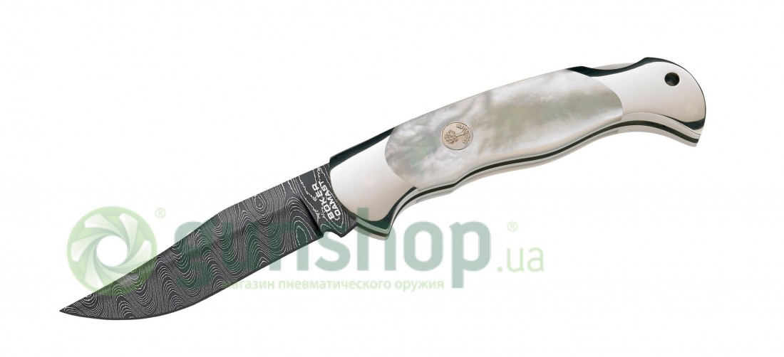 Нож Boker Scout Perlmutt Damast