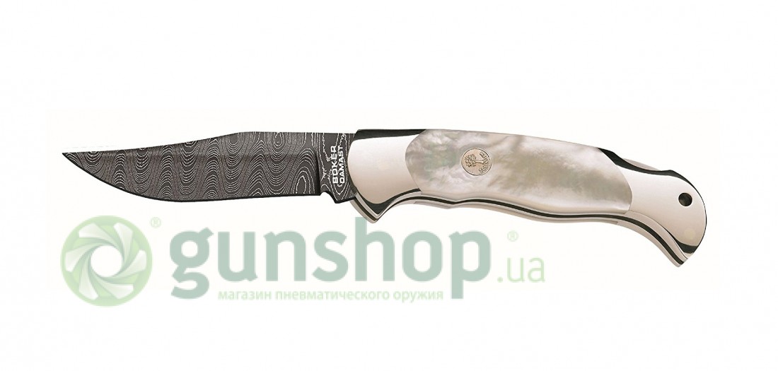 Нож Boker Scout Perlmutt Damast