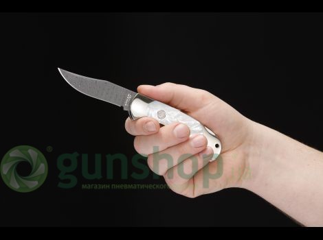 Нож Boker Scout Perlmutt Damast