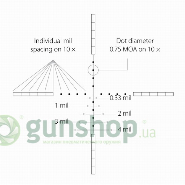 Прицел оптический Hawke Airmax 3-9x40 AO (AMX) 
