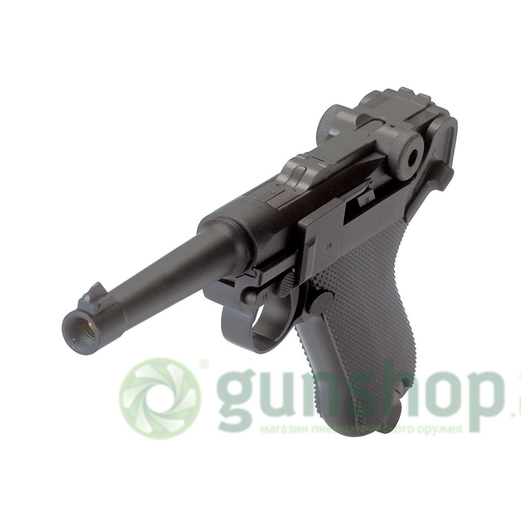 Пистолет пневматический KWC Parabellum P 08 Blowback