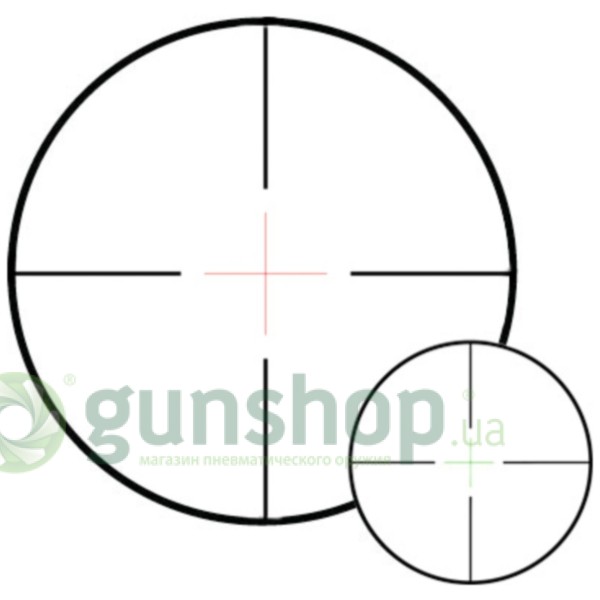 Прицел оптический Hawke Vantage IR 2-7x32   (30/30 Centre Cross IR R/G)