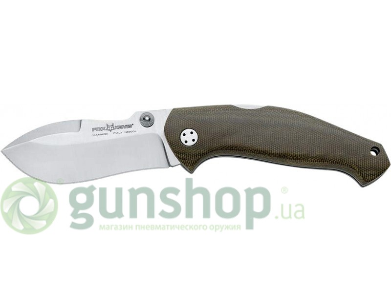 Нож Fox Anso Mojo Green Micarta Handle