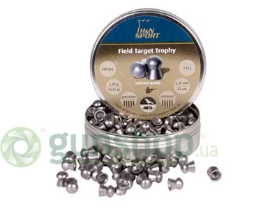 Пули  H&N Field Target Trophy кал.6.35мм 1.29г (200шт)