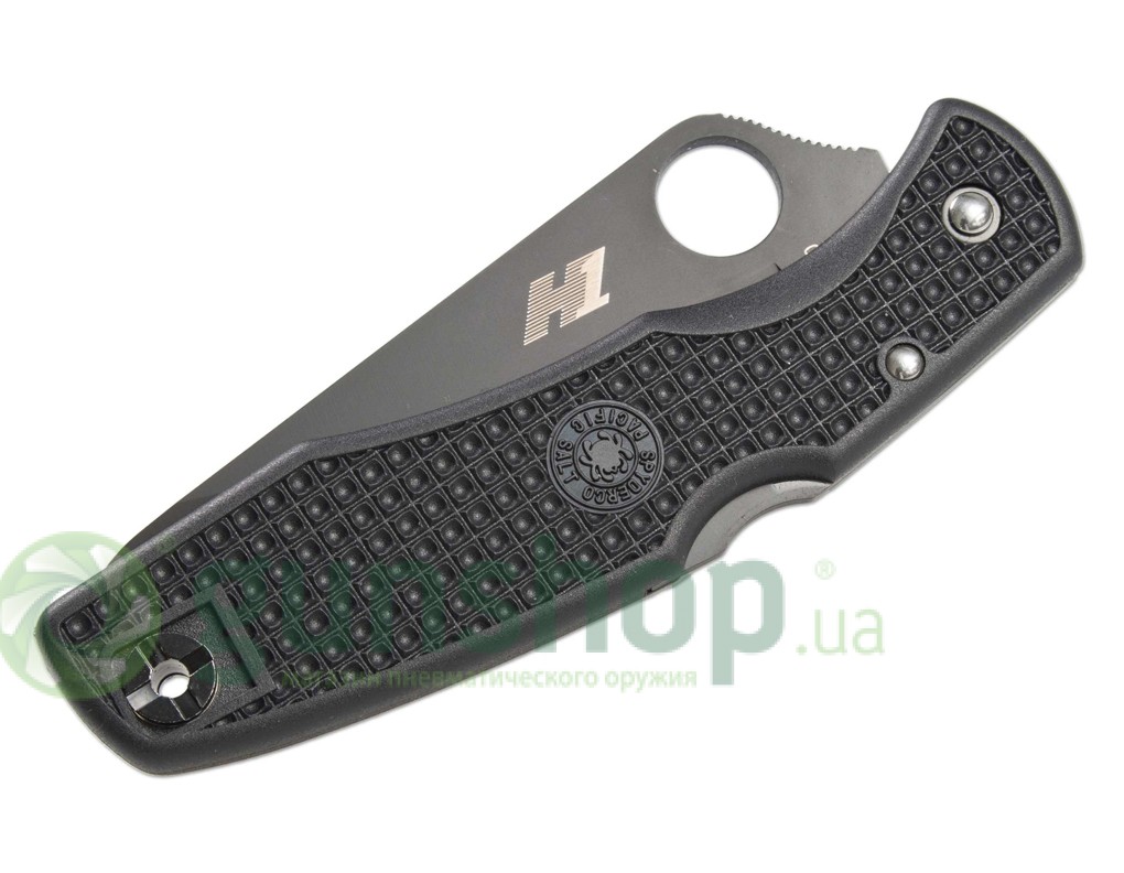 Нож Spyderco Pacific Salt black blade plain