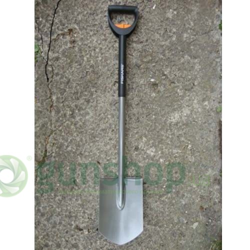 Лопата штыковая Fiskars телескопическая Лопата штыковая Fiskars телескопическая