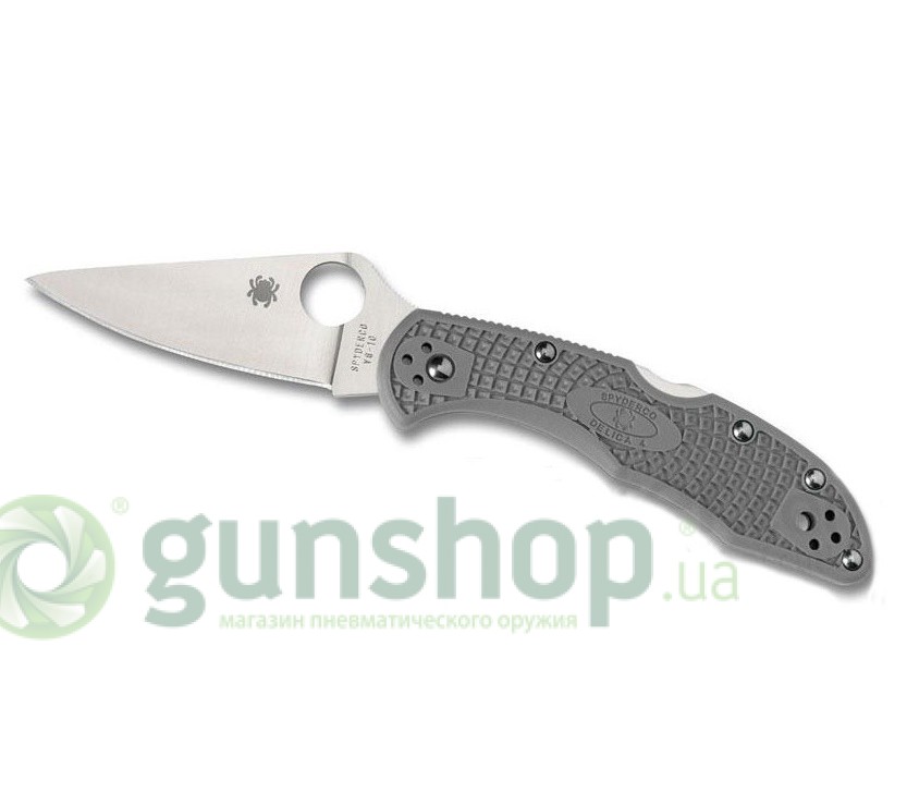 Нож Spyderco Delica 4 Ground Grey