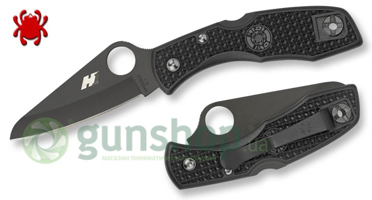 Нож Spyderco Salt 1 black blade plain