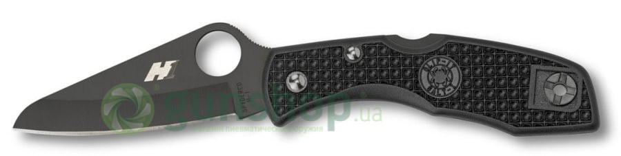 Нож Spyderco Salt 1 black blade plain