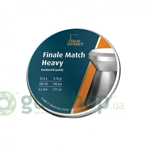 Пули H&N Finale Match Heavy 4,49 мм (500 шт) 0,53г