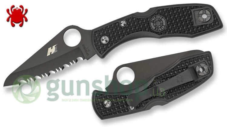Нож Spyderco Salt 1 black blade spyderedge