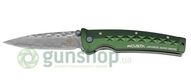 Нож MCUSTA Fusion Damascus green