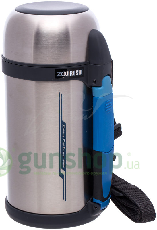 Термос ZOJIRUSHI SF-CС13ХA 1.3 л (складная ручка+ремешок) цвет:стальной