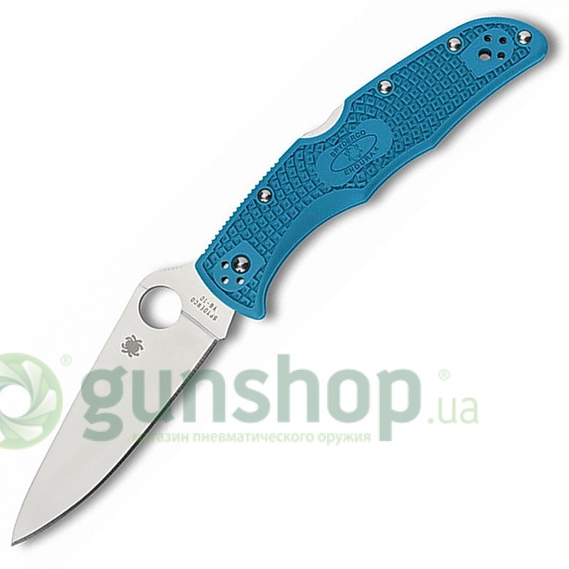 Нож Spyderco Endura4 Flat Ground синий