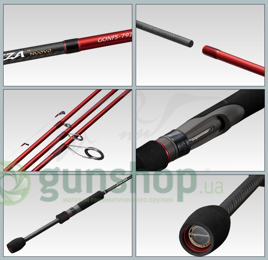 Спиннинг Graphiteleader Finezza Nuovo GONFS-762UL-T 2.29m 0.6-8г Fast
