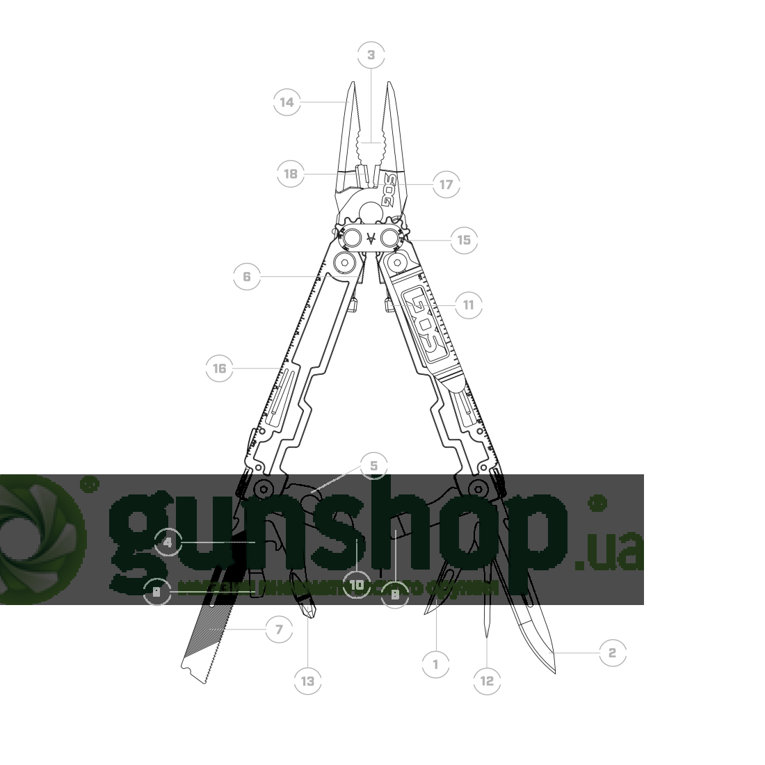Мультитул SOG PowerAccess Мультитул SOG PowerAccess