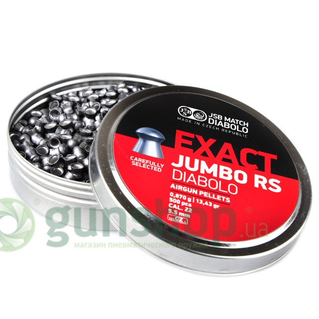 Пули JSB "Exact Jumbo RS " (250шт.) Пули JSB "Exact Jumbo RS " (250шт.)