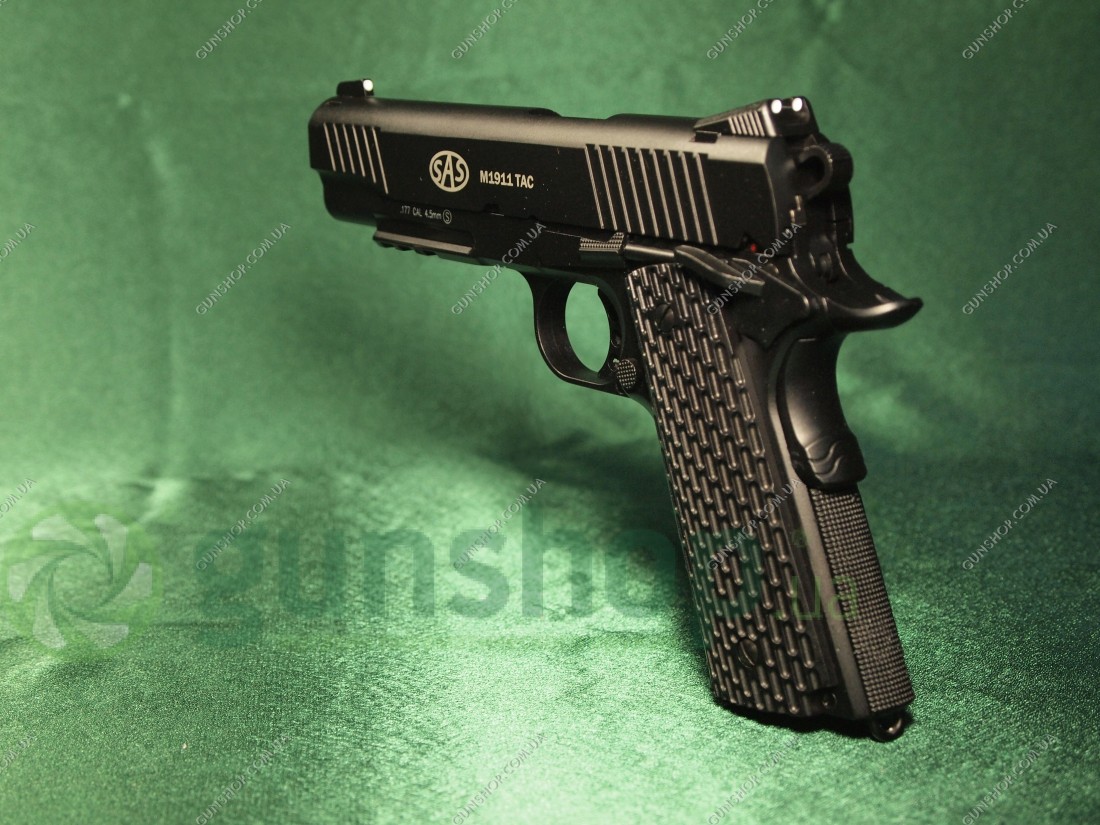 Пистолет пневматический SAS M1911 Tactical